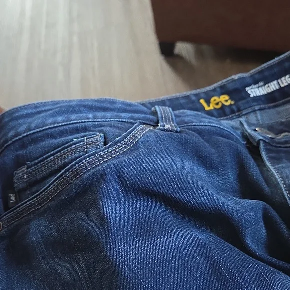 Lee Jeans Lee Women's Dark Blue Straight Leg Jeans - Picture 5 of 6